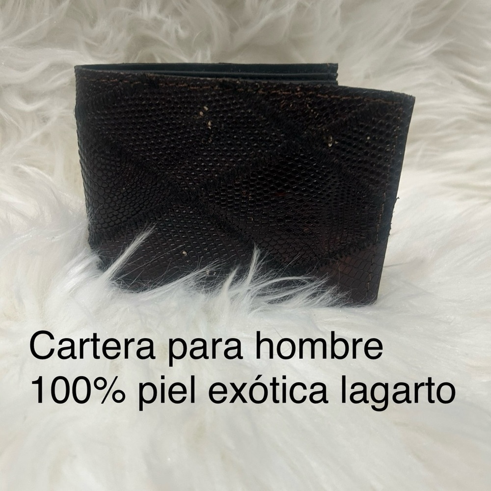 Brown Exotic Leather Wallet